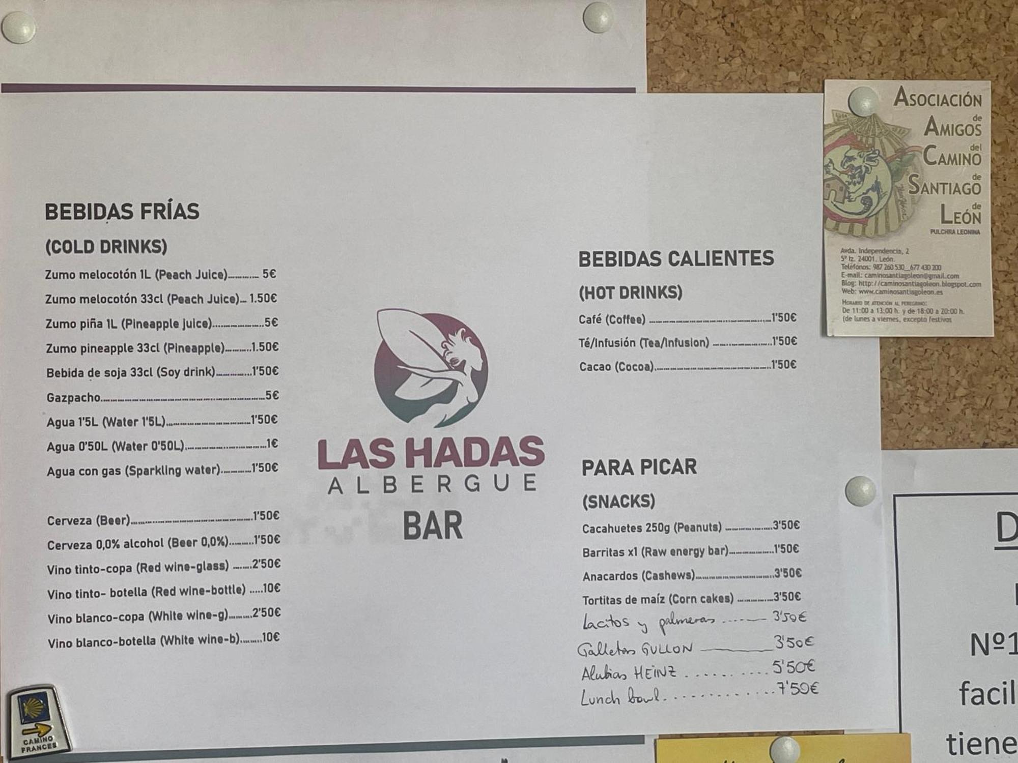Las Hadas Albergue -Solo Para Peregrinos - Vegano -Bar Reliegos Esterno foto